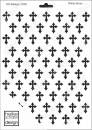 Schablone-Stencil A4 140-1450 Fläche Kreuz